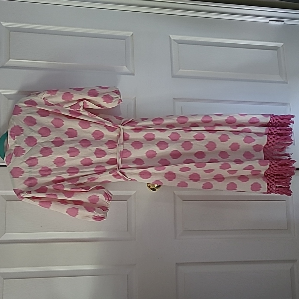 NWT MER ST. BARTH Estelle Women's Fringed Shirtdress - Picture 6 of 6